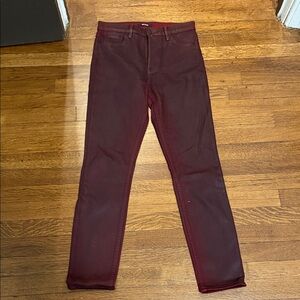 GRLFRND Deep Red Denim